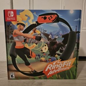 Nintendo Switch Ring Fit Adventure Game with Original Box